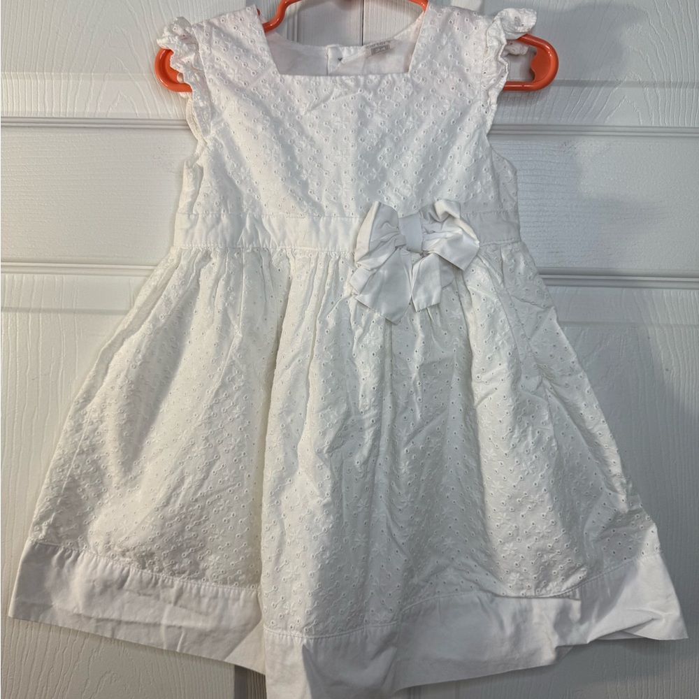 Carters 24m 2pc dress white eyelet
